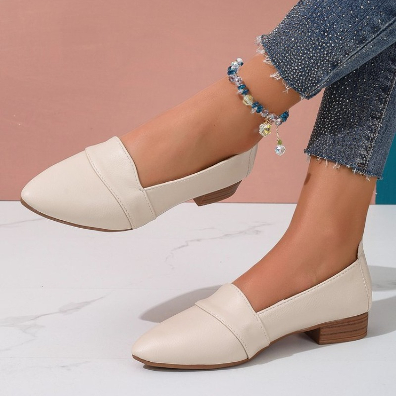 Women'S Shoes - Scarpe slip-on da donna, piatte, tinta