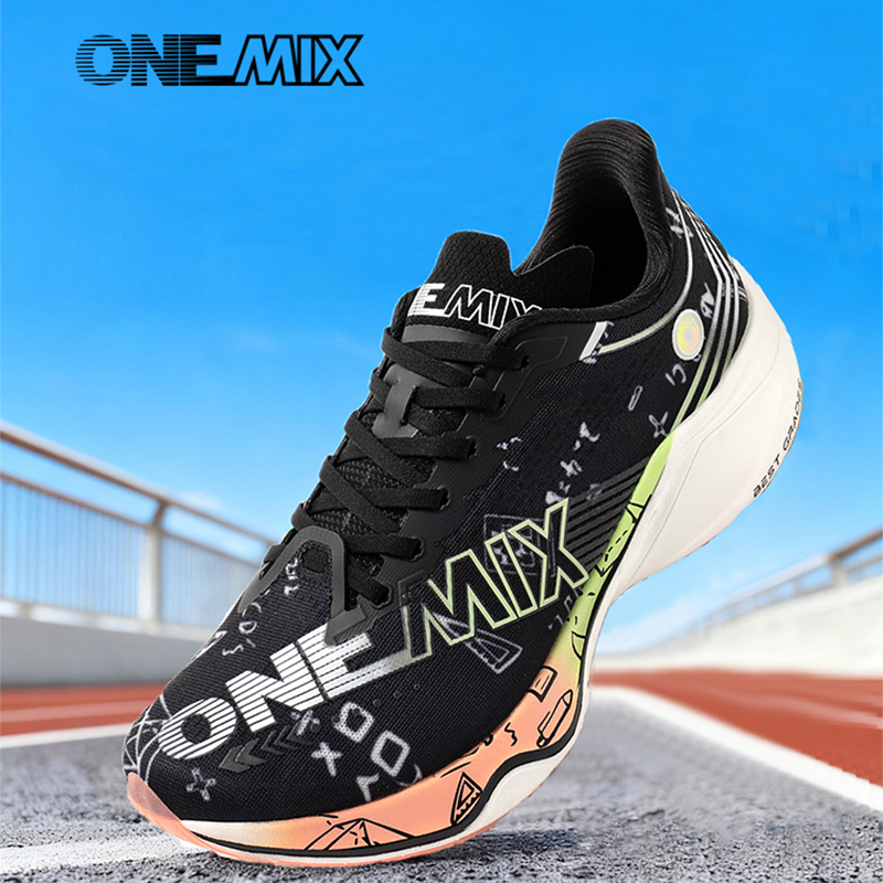 Carbon Plate Marathon Racing Shoes - Scarpe da Corsa ONEMIX con Piastra
